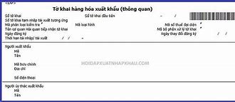 Mở Tờ Khai Hải Quan Như Thế Nào